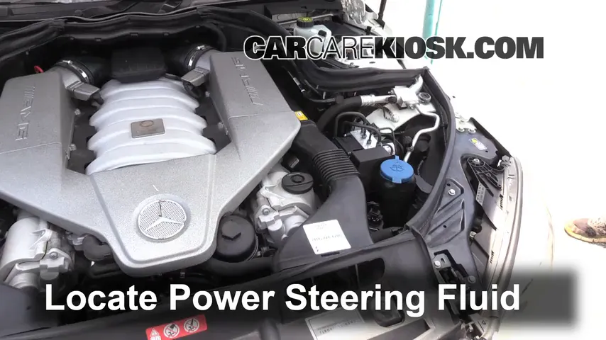 2010 Mercedes-Benz C63 AMG 6.3L V8 Power Steering Fluid